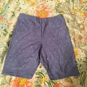 Urban Outfitters sparkly bike shorts